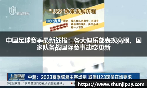 中国足球赛季最新战报：各大俱乐部表现亮眼，国家队备战国际赛事动态更新
