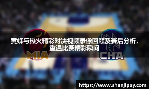 黄蜂与热火精彩对决视频录像回顾及赛后分析，重温比赛精彩瞬间